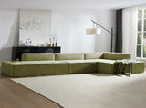 Sarantino Vani 3 Seater Modular Sofa Set - Green SOFA-MLM-315-GN