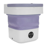 Portable Mini Washing Machine Small Clothes Foldable Laundry Machine with 3 Cleaning Modes for Hotel V1294-YM0901-3113250124712