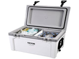 Insulated Portable Cooler, 49 L, Holds 50 Cans, Retention Hard Cooler with Heavy Duty Handle, V952-BXSYLQQZS55QTAYNBV0