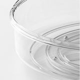 Round Makeup Organizer Countertop Rotating Clear Nordic Style Cosmetic Storage Box V1294-YM0901-3117240232711