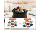 Rock Tumbler 4lbs Rock Polishing 4 Speed Settings 9-Day Polishing Timer Stone Polishing V952-YSDMJHS4DDSJTPGYE001V3
