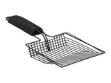 Reusable Metal Cat Litter Sand Scoop Sifter Shovel Pet Cat Cleaning Supplies BlackL V1294-YM0901-3117200151711