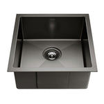 Cefito Kitchen Sink 51X45CM Stainless Steel Basin Single Bowl Black SINK-BLACK-5145