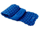 Camping Sleeping Pad Mat Foot Press Inflatable Cushion Mattress for Tent Hiking TravelRoyalblue V1294-YM0718-3117200188112