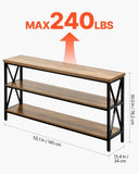VEVOR Narrow Console Sofa Table Couch Table 140 cm for Entryway & Living Room V952-BSXGZDCK5512VD5KRV0