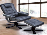 PU Leather Massage Chair Recliner Ottoman Lounge Remote V63-771935