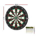 18" Dartboard Dart Board with Steel Darts Competition Party Game DB-BOARD-18IN