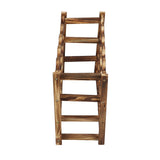 Wine Rack Pine Wood Wine Bottle Storage Shelf Display Organizer Decor for Countertop Home 4 Layer 20 V1294-YM0703-3116230002813