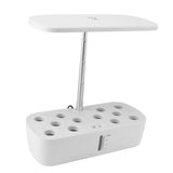Hydroponics Growing System Planter ABS 12 Pods Soilless Indoor Garden Kit with LED Grow Light for V1294-YM0901-3111240003512