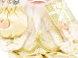 Santa Decoration Cute Image Santa Figurines Doll Toy Holiday Style Tabletop Santa Ornament for Party V1294-YM0901-3115240088514