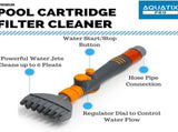 2-Pack Handheld High-Power Jet Water Sprayer for Pool and Spa Cartridge Filter Cleaning V888-ELOSUNG42406