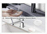 Faucet Mat Kitchen Sink Diatomite Fast Drying Stone Sink Tray Absorbent Mat Faucet Splash Guard V1192-AZ-W-29420