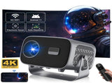5G 4K Smart Projector Black with WiFi, Bluetooth, HDMI, USB for Home Theater LSB-59094