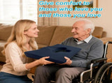 Gel wheelchair cushion, hip bed pain pad, sciatica relief, back pressure pain/ulcer pain relief V1192-AZ-W-25101