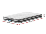 Giselle Bedding 21cm Mattress Pillow Top King Single MATTRESS-0754-PT-KS