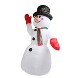 8FT Tall Christmas Inflatable Snowman Christmas Inflatables Outdoor Courtyard Yard V1294-YM0901-3115230124013