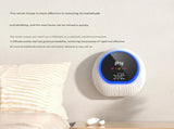 Black Rechargeable Ozone & UV-C Air Purifier with Remote - Portable Odor Eliminator for Home, Pets & V888-ELOSUNG34564