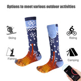 Heated Socks Rechargeable 5000mAh APP Remote Control Washable Winter V1308-DSZKI-411