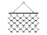 Drag Harrow, 5 x 4.5 ft Durable Chain Harrow with 60 Sharp Teeth, Suitable for ATV UTV Tractor, V952-LP545FTGDK00K6HARV0