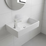 Small Compact Bathroom Cloakroom Hand Wash Basin Sink Ceramic Wall Hung V63-952321