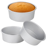 3PCS Round Cake Pans, 8" Aluminum Alloy Tier Baking Pan, DIY Cake Baking Molds, Nonstick Cake V1369-AZ3-W-08695