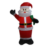 Blow Up Father Christmas Lighted 1.8m Polyester Fiber Inflatable Father Christmas for Event Venue V1294-YM0901-3115230107212