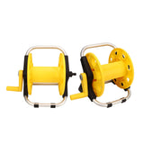 G1/2 Garden Hose Reel Yellow Gardening Waterpipe Cart Holds 20m Hose Car Washer Tool for Yard Lawn V1294-YM0706-3111230219011