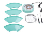 Indoor Electric Smores Maker with 4 Detachable Trays Adjustable Temperature Tabletop Chocolate V1294-YM0901-3113240343611