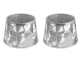 2Pcs Dustproo E14 Bulb Lamp Holder Lampshade Modern Simple Style Table Lamp Shade V1294-YM0703-3119230029311