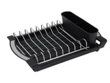 Expandable Dish Rack Stainless Steel Drying Drainer with Drainboard Removable Cutlery Holder for V1294-YM0901-3118250075111