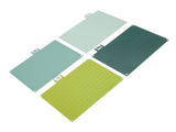 4PCS Cutting Boards with Storage Rack Versatile Classification Kitchen Chopping Board Set for Meat V1294-YM0901-3118250009311