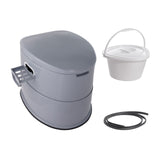 Portable Toilet for Camping, Porta Potty with 5L Detachable Inner Bucket & Removable Paper Holder, V952-MTSBXSMT300BBWUTFV0