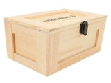 Desktop Wooden Storage Box Multifunctional Wood Container Box with Lock and Keys for Sundries V1294-YM0901-3117240165811