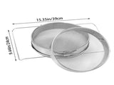 25 cm Stainless Steel Berry Strainer Double Sieve V1192-AZ-W-28079
