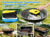 2 in 1 Electric Grill Brush, Cordless Electric Grill for Outdoor Grill, 360&deg Rotating V1258-DP02-C-336