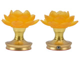 2 Set LED Buddhist Light 3 Color Adjustment Buddha Lamp Plug In Flower Light for Home Buddhist V1294-YM0714-3115210177213
