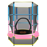 Kahuna Mini 4.5 ft Trampoline Blue Pink TRA-FJP-45-BUPK