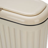 Slim Trash Can with Lid Bathroom Garbage Can with Pop Up Lid Waste Basket for Bathroom Kitchen V1294-YM0901-3117250028711