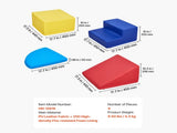 Climbing Toys, 4-Piece Set, Foam Toys for Toddlers 6 Months to 3 Years Old, PU Leather V952-PMWJTZBDQKBD5XYDEV0