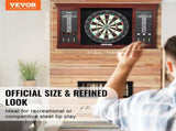 Dartboard and Cabinet Set, Ready-to-Play Bundle Official Size Dartboard Cabinet Set, Steel Tip Dart V952-MJTZZXBFHJK0P1LMJV0