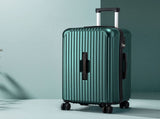 Wanderlite 28" Trunk Luggage Suitcase Travel 5 Wheels Type-C Port TSA Green LUG-ABS-TRUK-28-GN