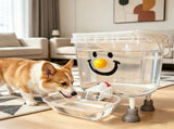 Automatic Pet Water Dispenser, 169oz Large Drinking Station, Active Water Circulation for Freshness, V1192-AZ-W-24347