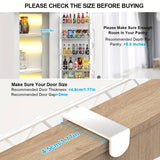 CARLA HOME 6 Tier Adjustable Baskets Over Door Pantry Organiser for Home Kitchen LSB-36119