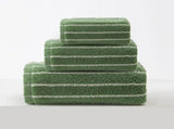 Green Soft and Absorbent Cotton Towel Set 3-Piece Luxury Towels - Ideal for Adults, Face & V888-ELOSUNG17817
