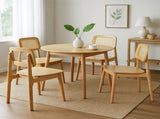 Levede 4x Rattan Dining Chair Wooden Kitchen Chair CH1145-2-NTX2