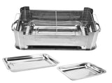 Barbecue Grill Thickened Stainless Steel Grilled Stove Charcoal Alcohol Grill Rectangular Grill V1294-YM0714-3111210265814