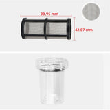 Sediment Filter Attachment for Garden Hose & Pressure Washer 3/4 Inch Inlet Water Filter with 2 V1192-AZ-W-19708