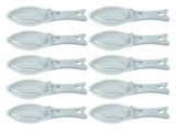 10Pcs Fish Scale Remover Portable Hand Held Hangable Compact Efficient Fish Scaler Brush for Kitchen V1294-YM0714-3118210302811