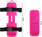 Adjustable Kids' Skates - Double Blade for Stability - With Straps & Shoe Size 16-21 - Pink V1188-ZXY-131-174