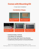 VEVOR Shower Niche 33.0 x 63.5 x 10.2 cm Frameless Recessed Shelf Stainless Steel V952-BXGLYBKHS1C1WTOYK001V0